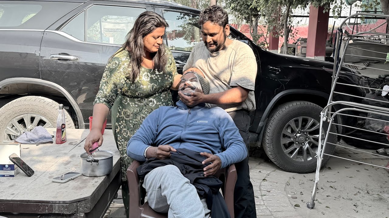 ਮੋਟੇ ਤੇ ਅਮਨ ਨੇ ਰਲ ਕੇ ਗੱਗੂ ਨੂੰ ਕੀਤਾ ਗੋਰਾ । Motte te Aman Ne Ral k Gugu Nu Kita Gora | sandhuhunivlogs