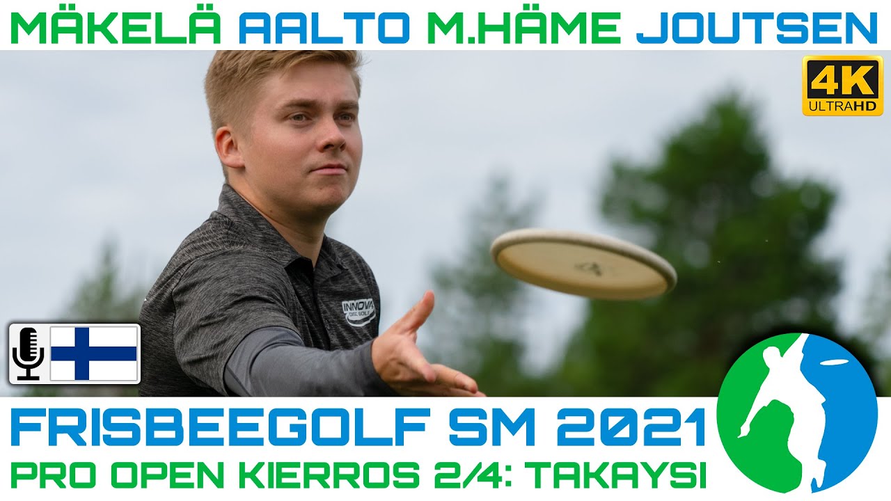 Frisbeegolf SM 2021 kärki, K2/4 TAKAYSI | Väinö Mäkelä, Joonas Aalto, Mikael Häme, Pyry Joutsen