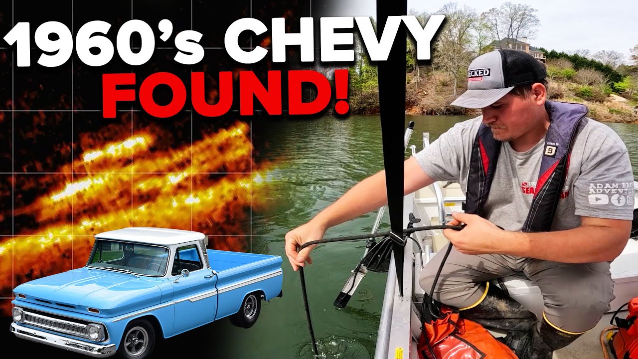 1960's Blue Chevy Pickup FOUND DEEP Underwater! (Vintage Find!)