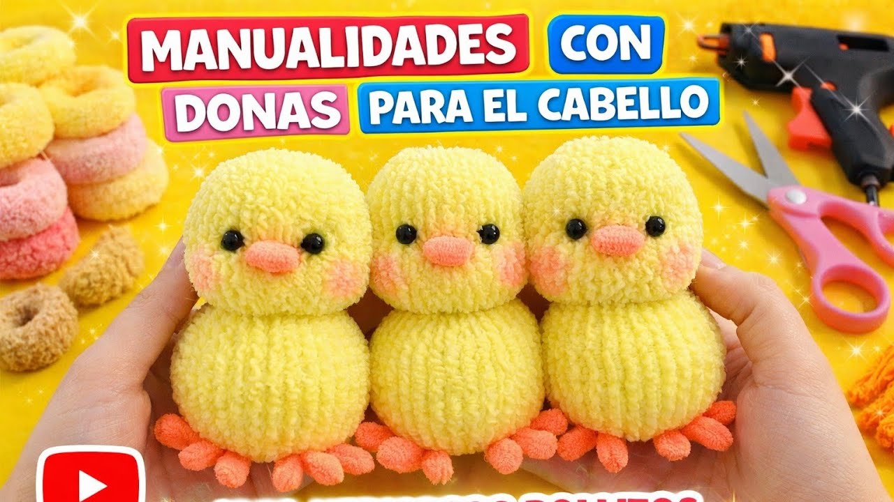 ✨ Estos pollitos se ven carísimos pero son súper baratos🐣 Manualidad fácil
