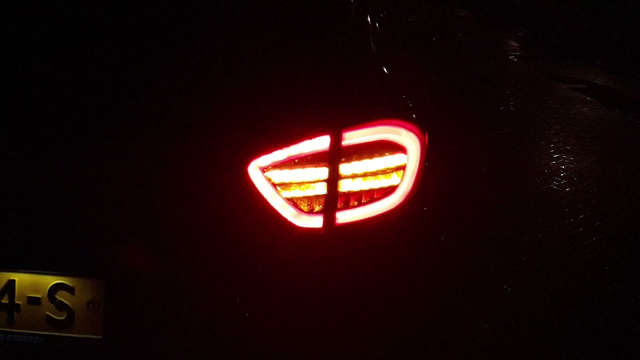 Rear Led Light Renault Captur / QM3 Renault Samsung Slow Motion