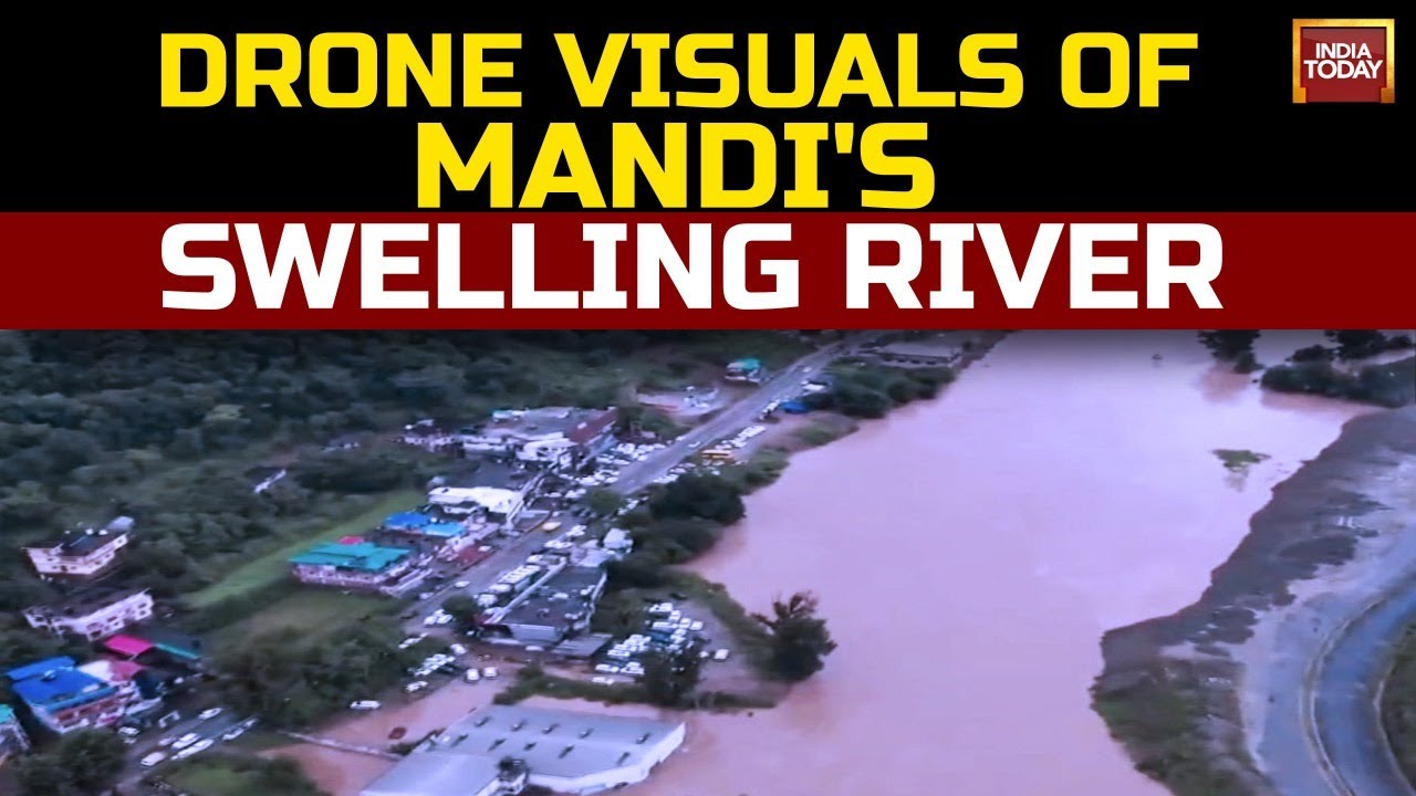 Himachal Continues To Receive Heavy Rainfall: Watch These Drone Visuals From Gutkar, Mandi