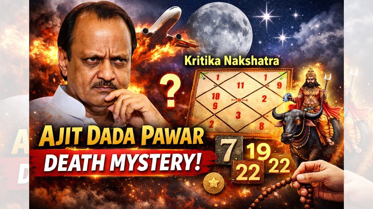 Ajit Dada Pawar Plane Crash & Death | Vedic Astrology & Numerology Truth 