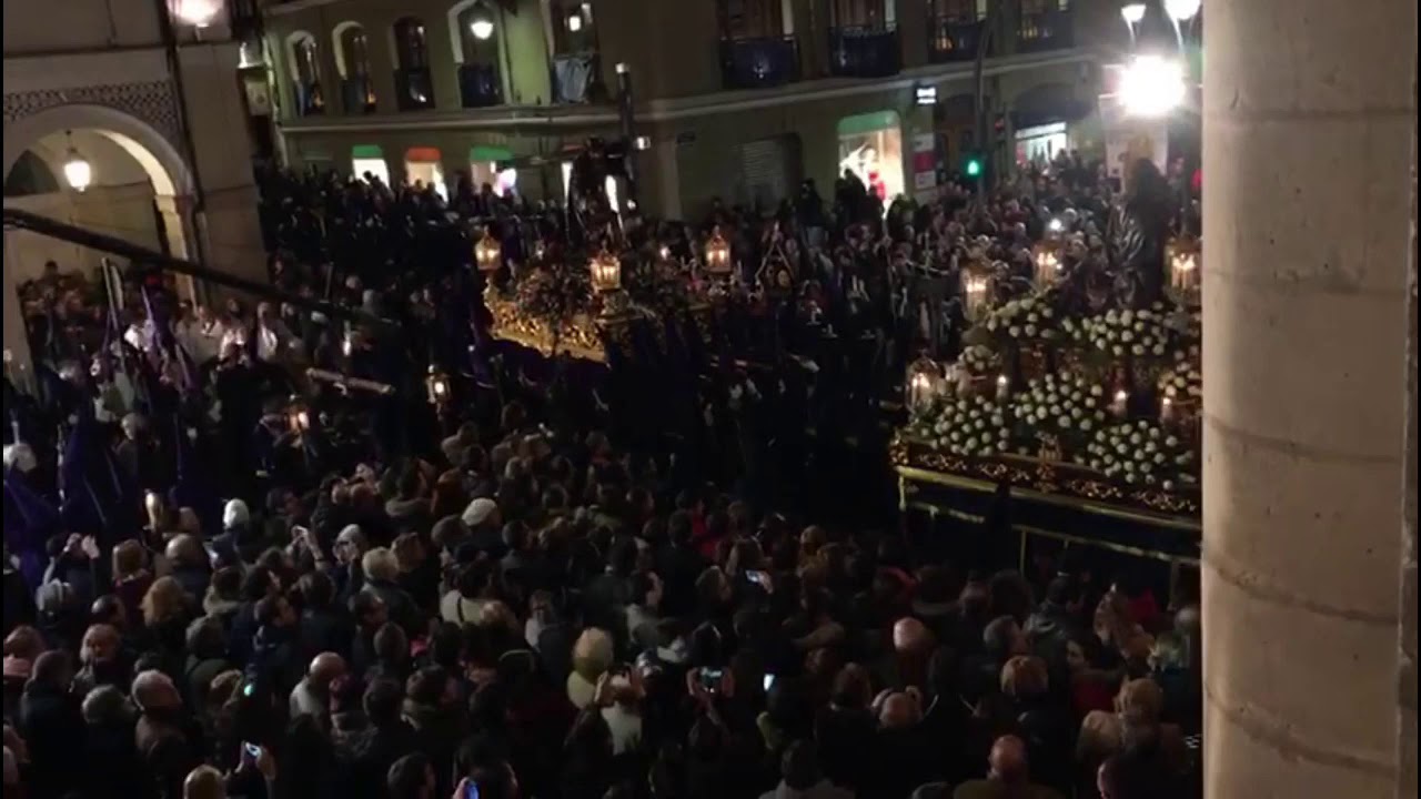 Encuentro Nazareno y Angustias. Miércoles Santo. Valladolid