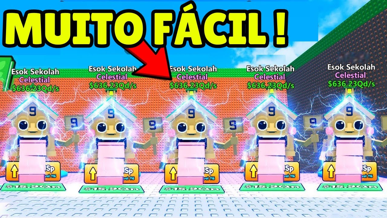 COMO CONSEGUIR QUALQUER CELESTIAL FÁCIL NO FUJA DO TSUNAMI PARA BRAINROTS  (GRÁTIS)