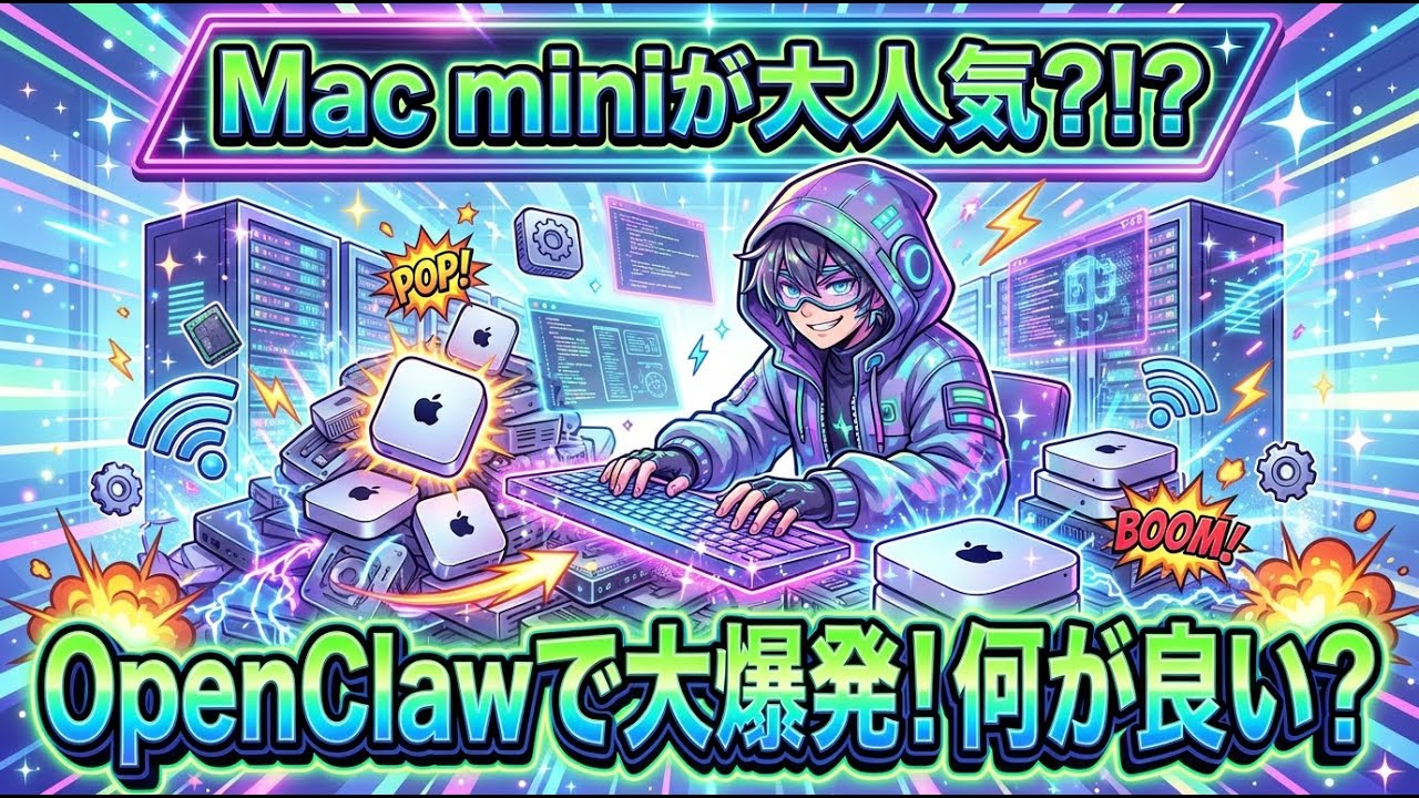 【品薄の真相】Mac miniがなぜ売れてる？OpenClawで自宅AIサーバーを作る方法