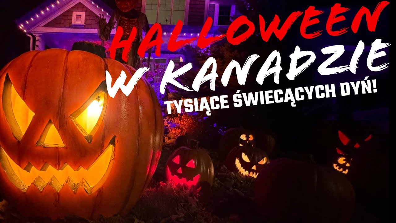 Halloween 2025 za oceanem! 🎃| Noc pełna świecących dyń