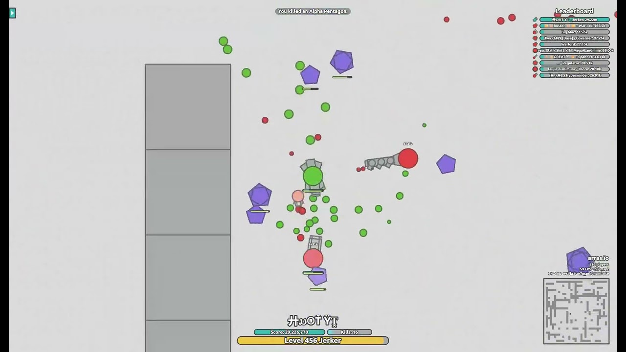 playing the jerker in arms race manhunt maze