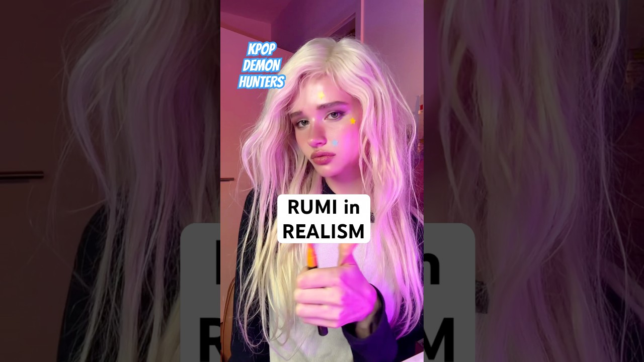 OMGG I DREW RUMI from KPOP Demon Hunters in REALISM and i CAN&lsquo;T stop STARING! 😭🥹 | JULIA GISELLA