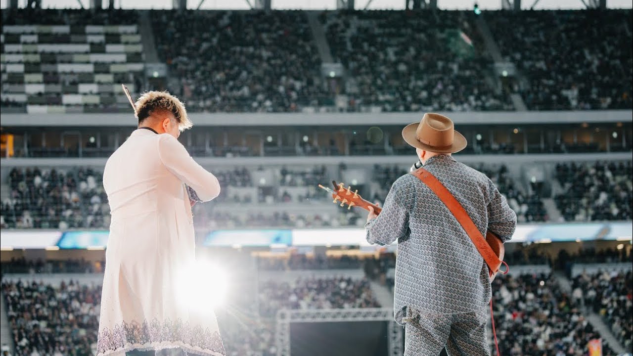 NOBU - 「いま、太陽に向かって咲く花 / たのしみなさい。 」 Live at 国立競技場