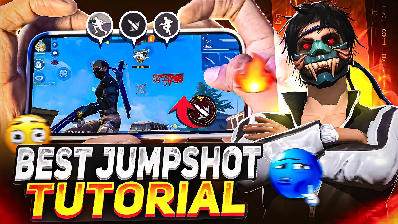 Tutorial Secret ✅ | God Level JumpShot Trick ☠️ Free Fire 🔥 