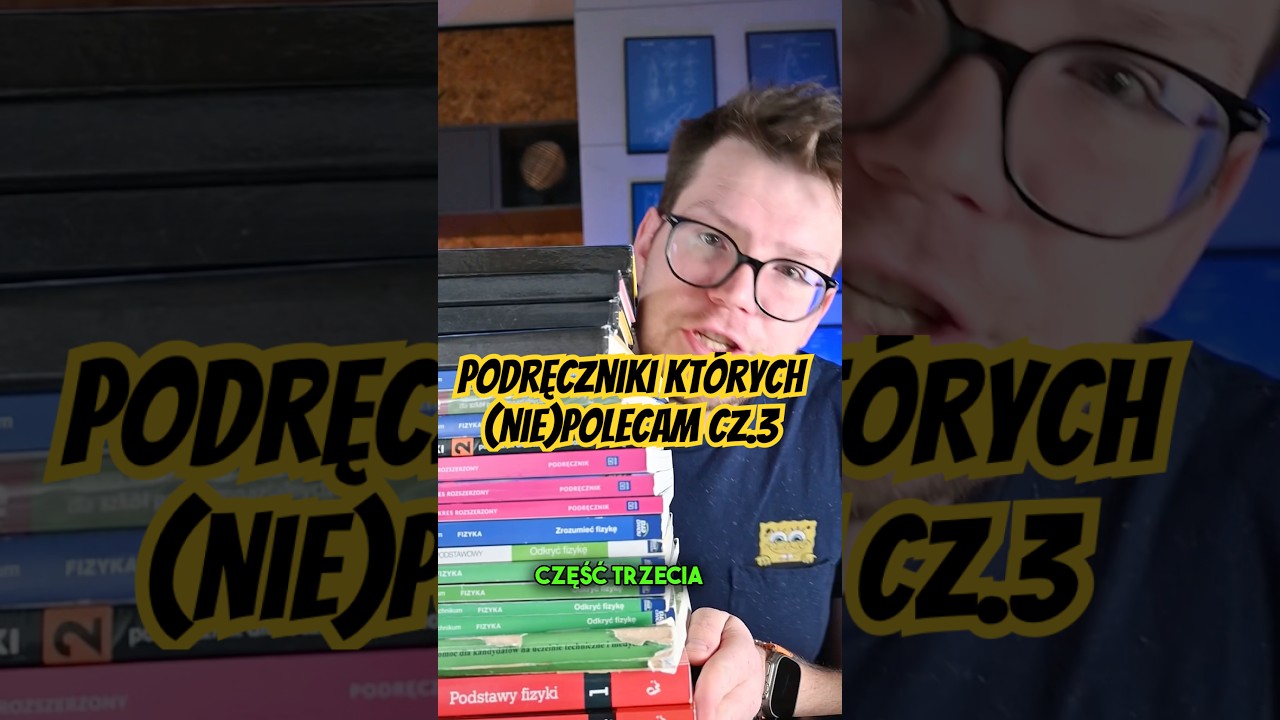 Podręczniki kt&oacute;rych &bdquo;nie&rdquo;polecam cz.3 - to jeden z najlepszych - dla mnie. #fizyka #ironia #matura