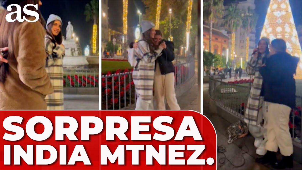 INDIA MARTÍNEZ SORPRENDE a una CHICA que CANTABA '90 MINUTOS' sola en la calle