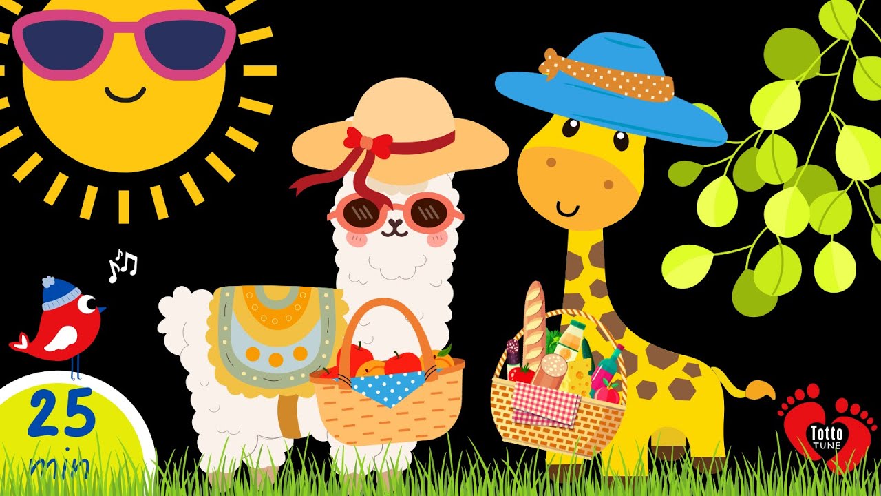 Baby Sensory Fun Picnic Adventure | Animal Friends & Soothing Music
