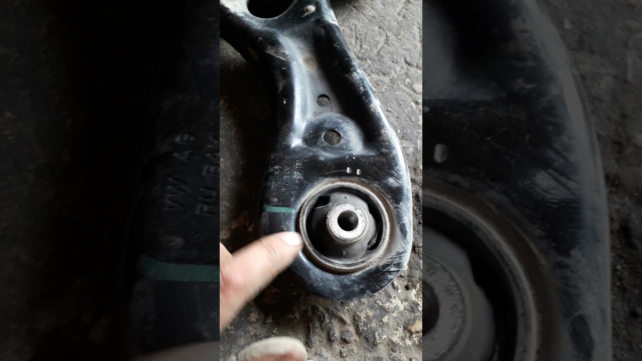 ЗАМЕНА СОЛЕНБЛОКОВ ПЕРЕДНИХ РЫЧАГОВ НА Volkswagen polo