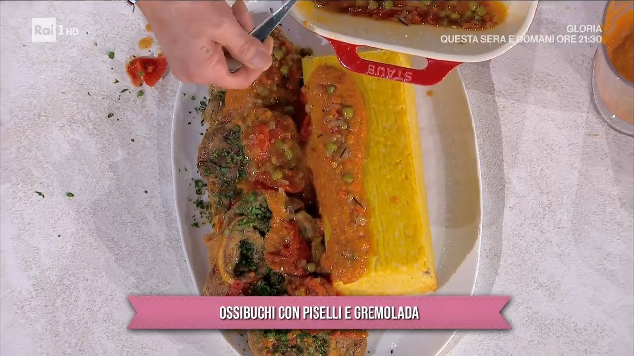 Ossibuchi con piselli e gremolada - È sempre mezzogiorno - 26/02/2024
