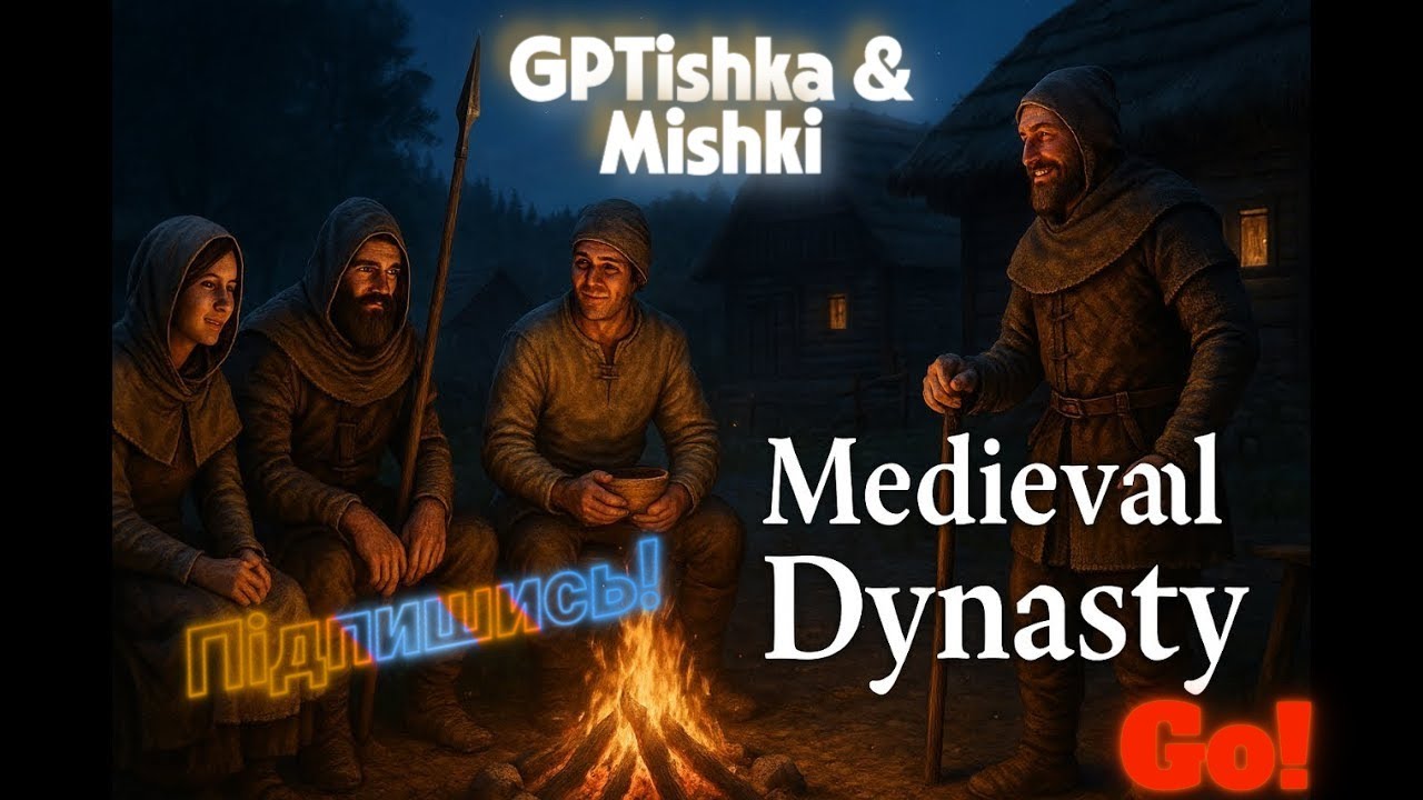 🏰 Medieval Dynasty LIVE — Будуємо власне середньовічне поселення! | Виживання, ремесло та пригоди