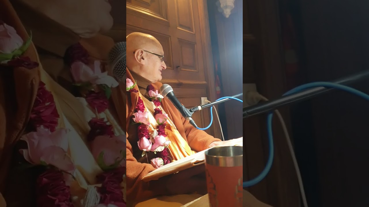 His Holiness Janananda Goswami talking about Bury Place Temple in London/ New Mayapur ISKCON France