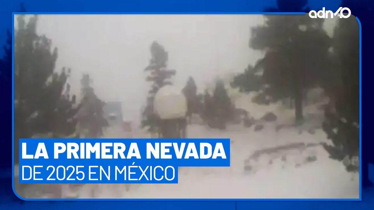 As&iacute; se vivi&oacute; la primera nevada del 2025 en M&eacute;xico, reportaron temperaturas de 0 grados