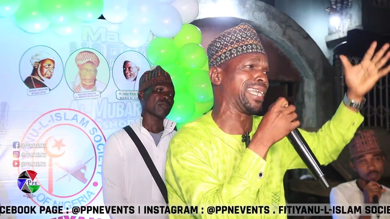 Azakir Ismail Tio Common Live at Al-Mubaraq Oshodi 2023 Maolud Nabiy
