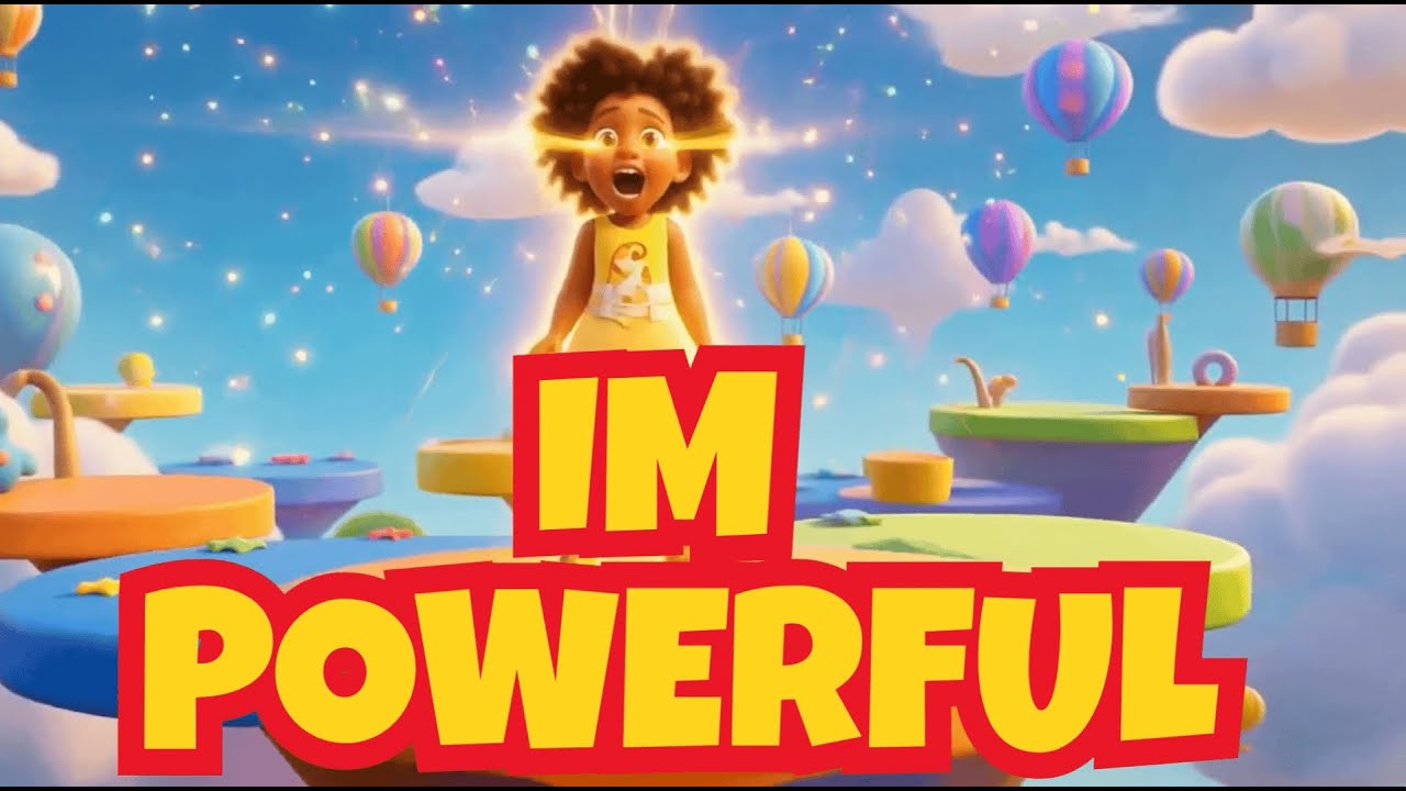 I Am Strong & Brave! 💪 Morning Affirmations Song for Kids | Positive Growth Mindset