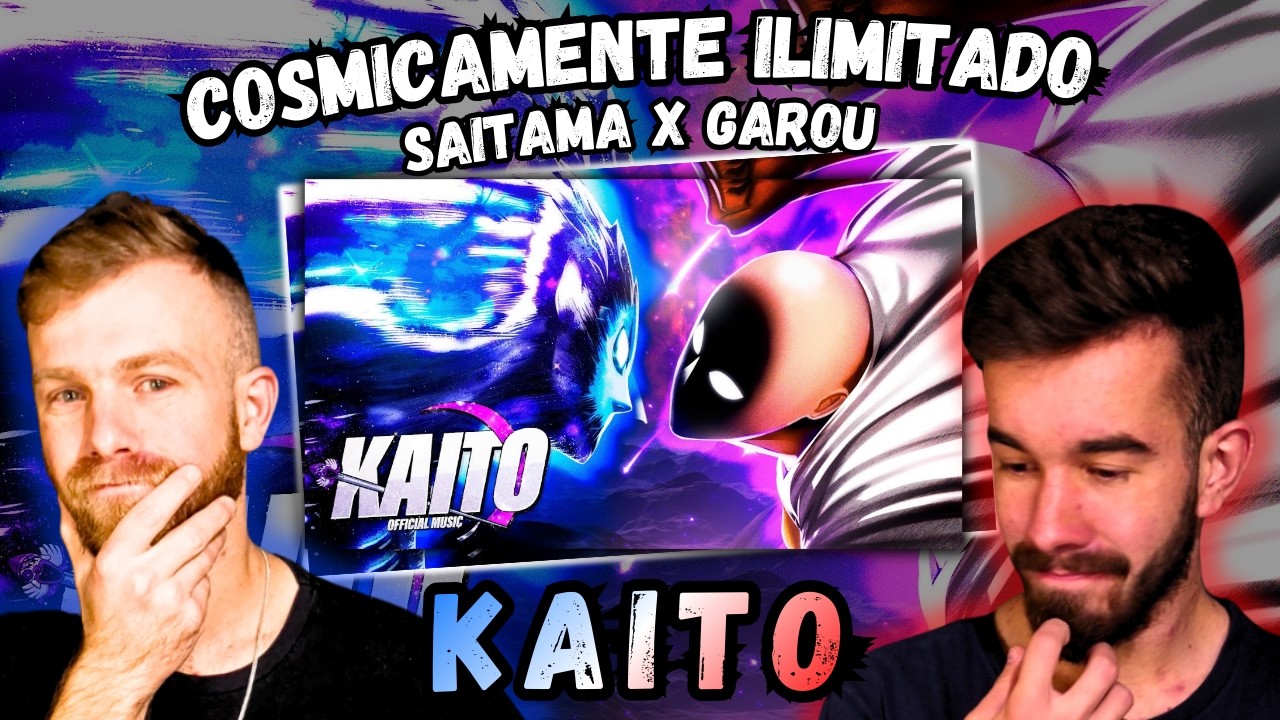 Saitama x Garou Cósmico (One Punch Man) | Cosmicamente Ilimitado | Kaito ft.‪@blxckoficial | REACT