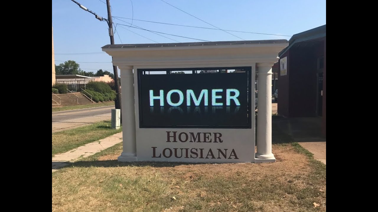 Homer La, March 2001. Headed on Hwy 79. Home of CARL MALONE. 22 Years have passed,