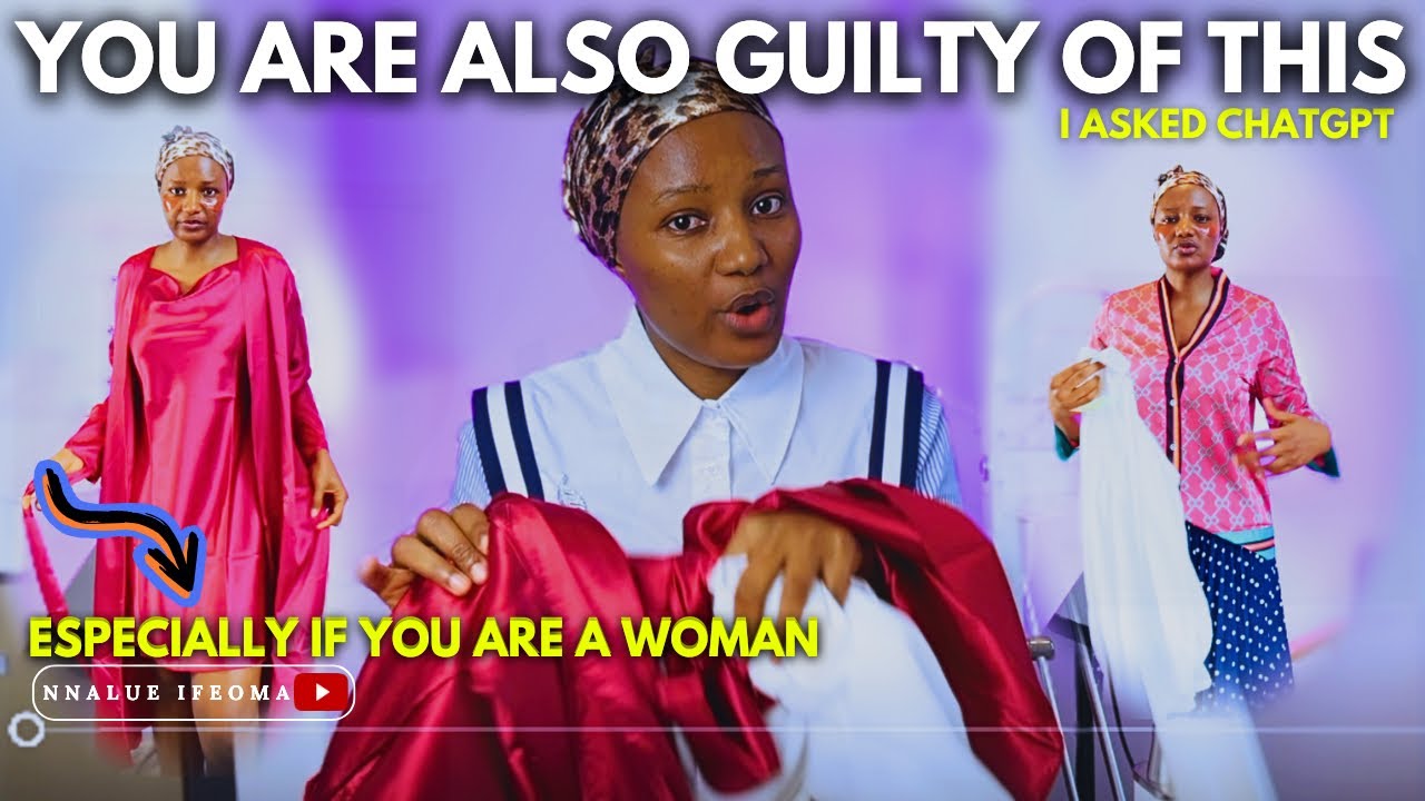 We are all GUILTY of this especially Women! I asked ChatGPT