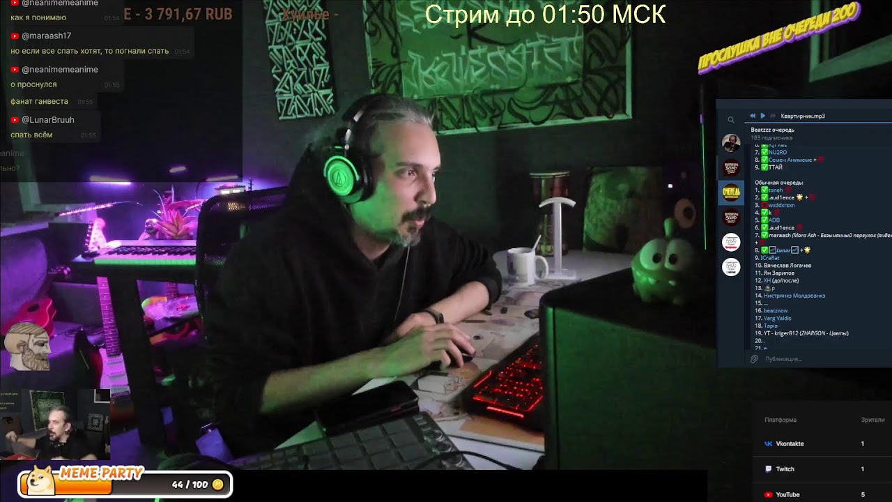 Оценка Ваших Треков/битов/демок на Студии ! Стрим N 309