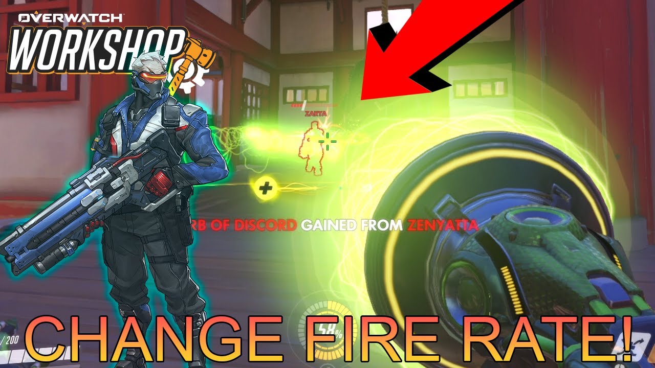 How to CHANGE FIRE RATE in the Overwatch Workshop!