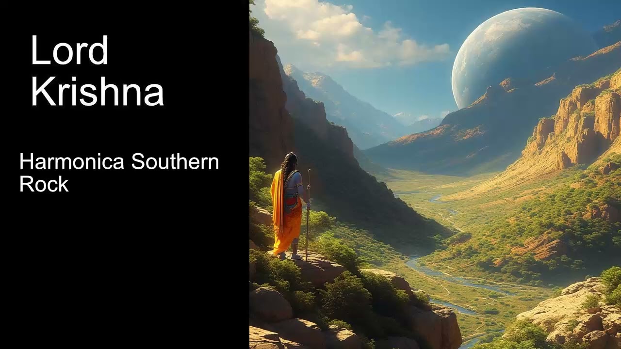 AI-generated, Harmonica Southern Rock Krishna Music 11