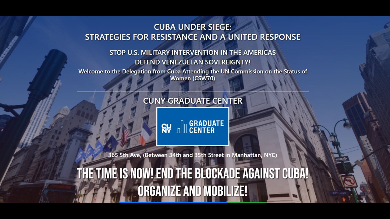 Opening Plenaries - 2026 Int'l US Cuba Normalization Conference