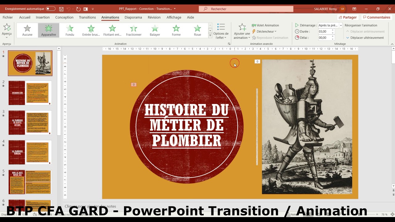 PowerPoint   TRANSITION / ANIMATION