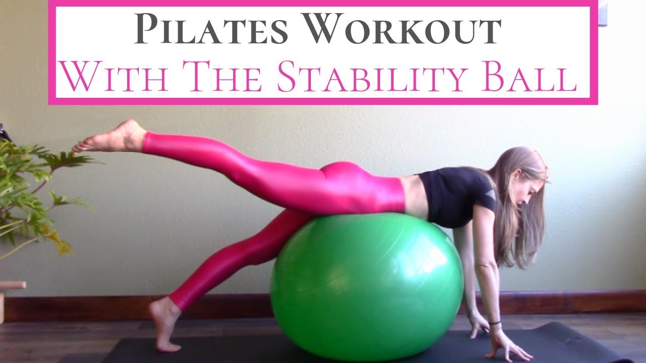 Pilates Workout with the Stability Ball - Stability Ball Exercises for Home