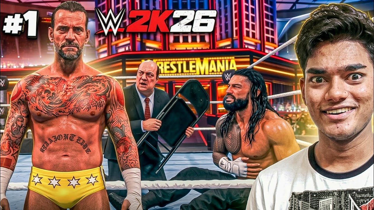 WWE 2K26 SHOWCASE !!! - WrestleMania 41 Main Event #1