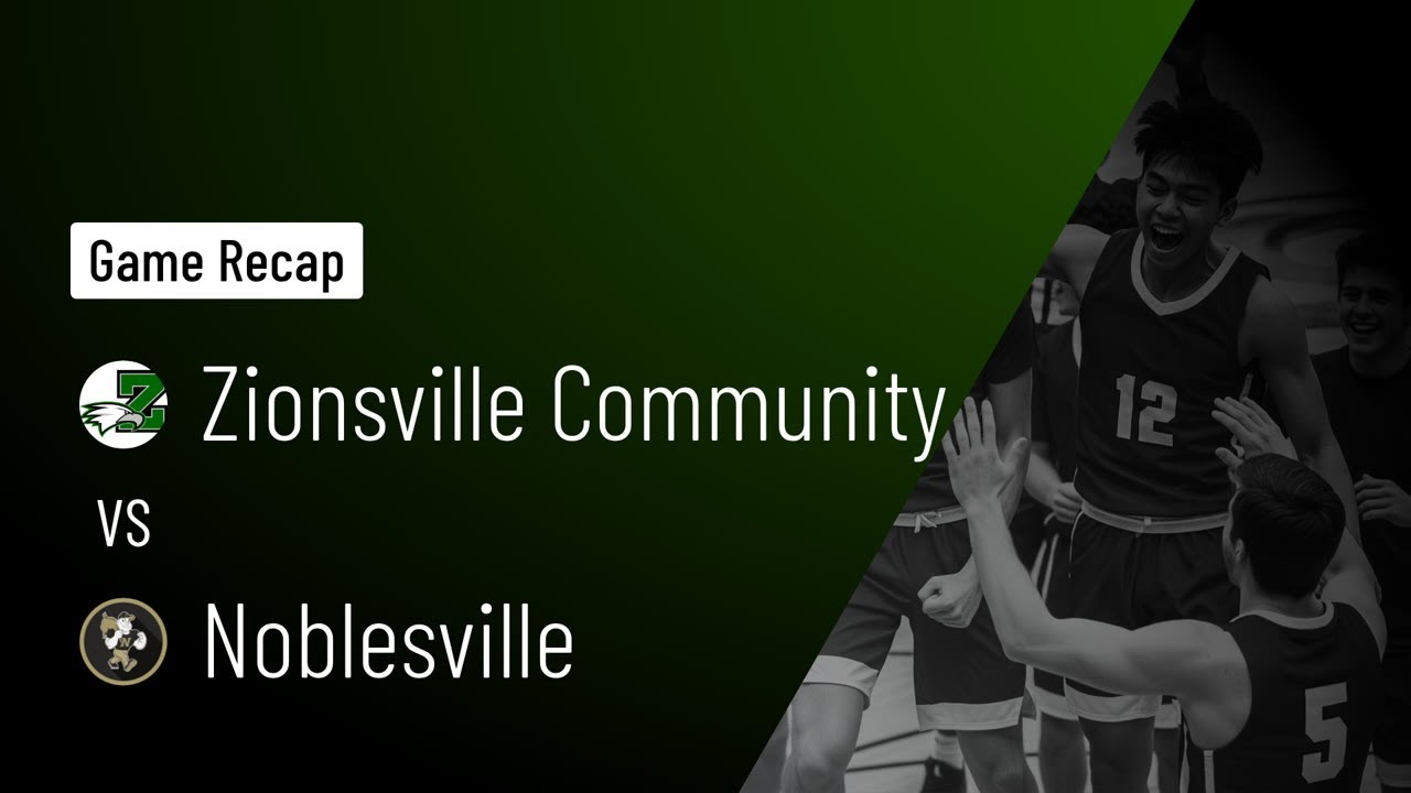 Zionsville Eagles vs. Noblesville Millers | IHSAA Boys Basketball | January 16, 2026 | Highlights