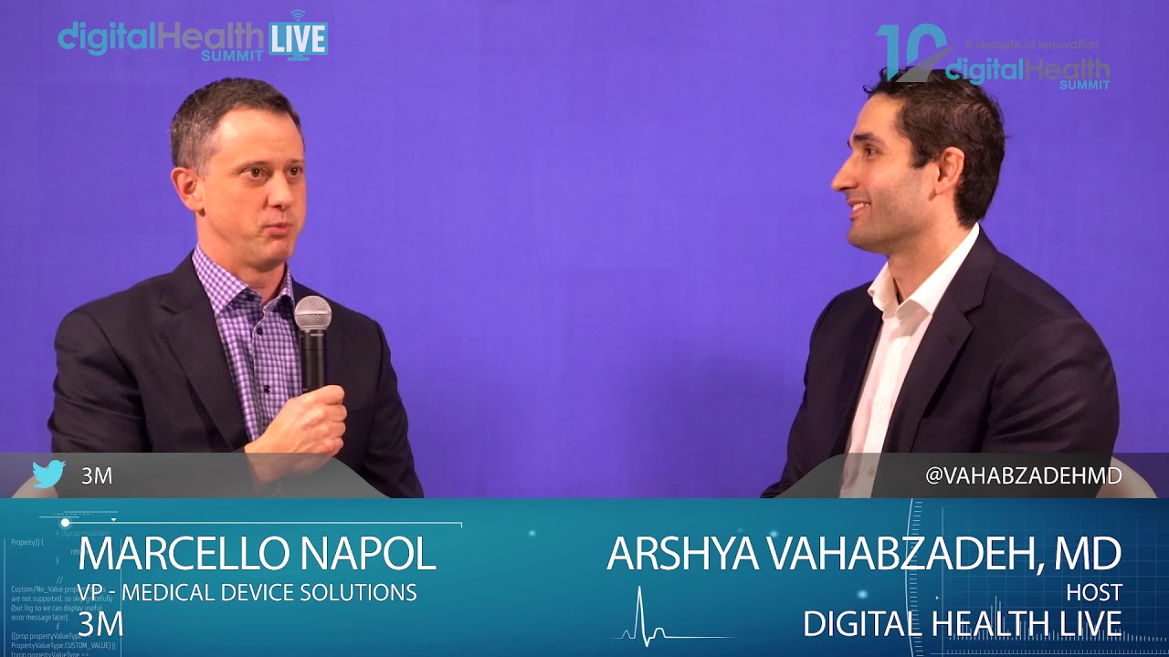 Interview Marcello Napol/3M - CES2019 - Digital Health Live Studio 