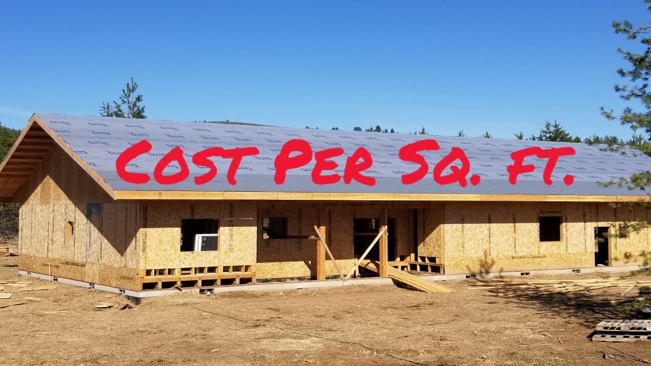 What is the cost per sq. ft. to build a home?