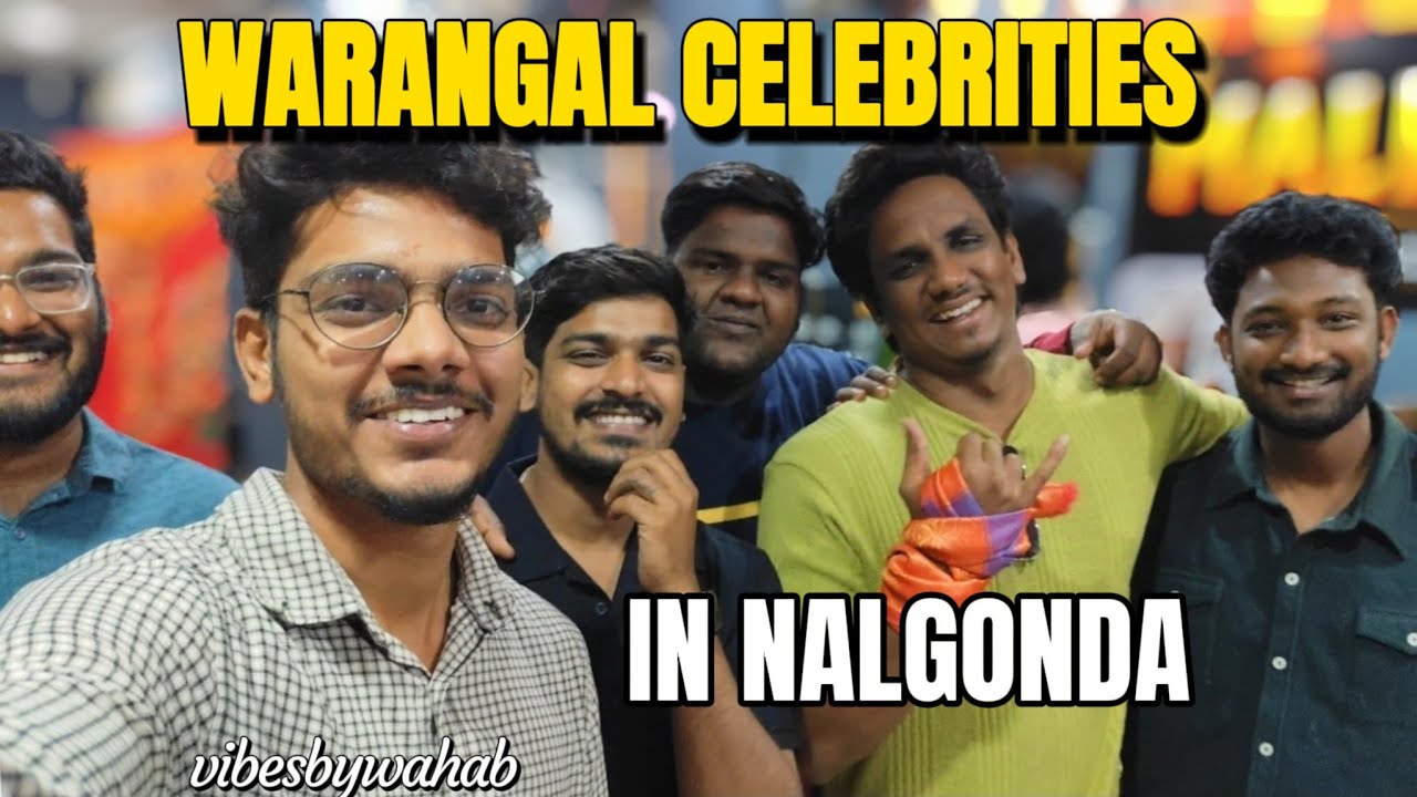 Warangal Celebrities in Nalgonda | Warangal Hangama at Malik’s Cafe Grand Opening | VibesByWahab