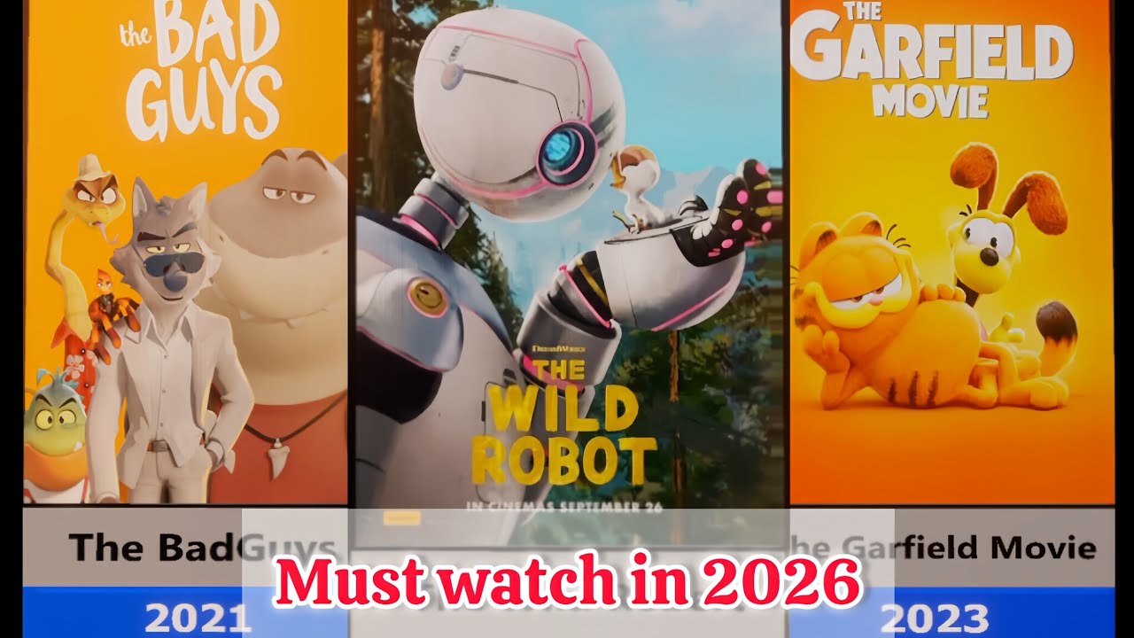 Top 25 3D Animated Movies You MUST Watch in 2026 | Best Animation Films of All Time