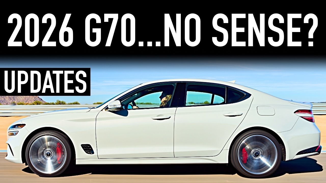 The 2026 Genesis G70 has LESS Features?