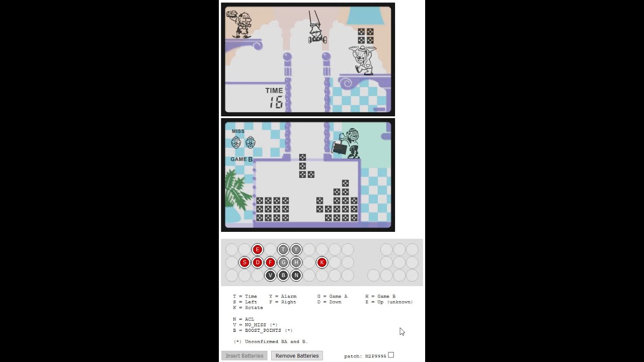 Game and Watch - Tetris [TR66] ( #3 with Game B )