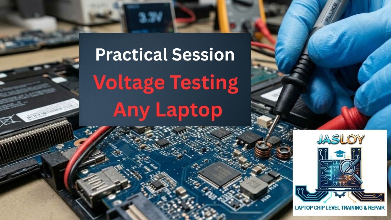 Practicing on Motherboard voltage check
