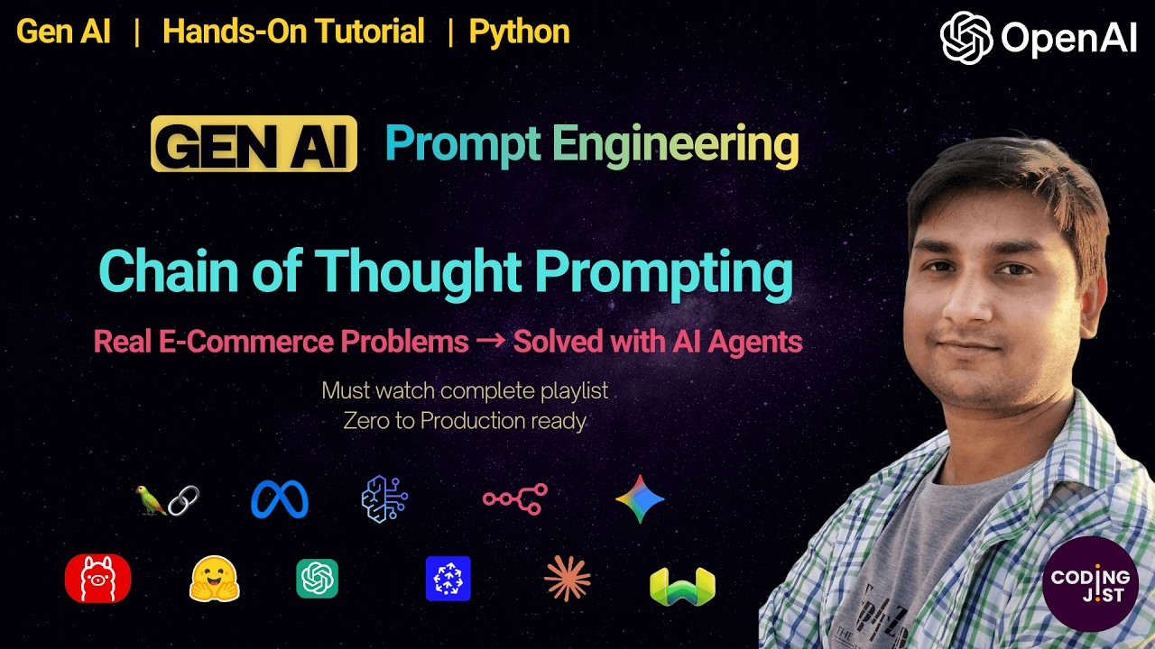 Chain of Thought Prompting (COT) | Solve Complex Problems with LLMs | @CodingJist | Aditya Patel