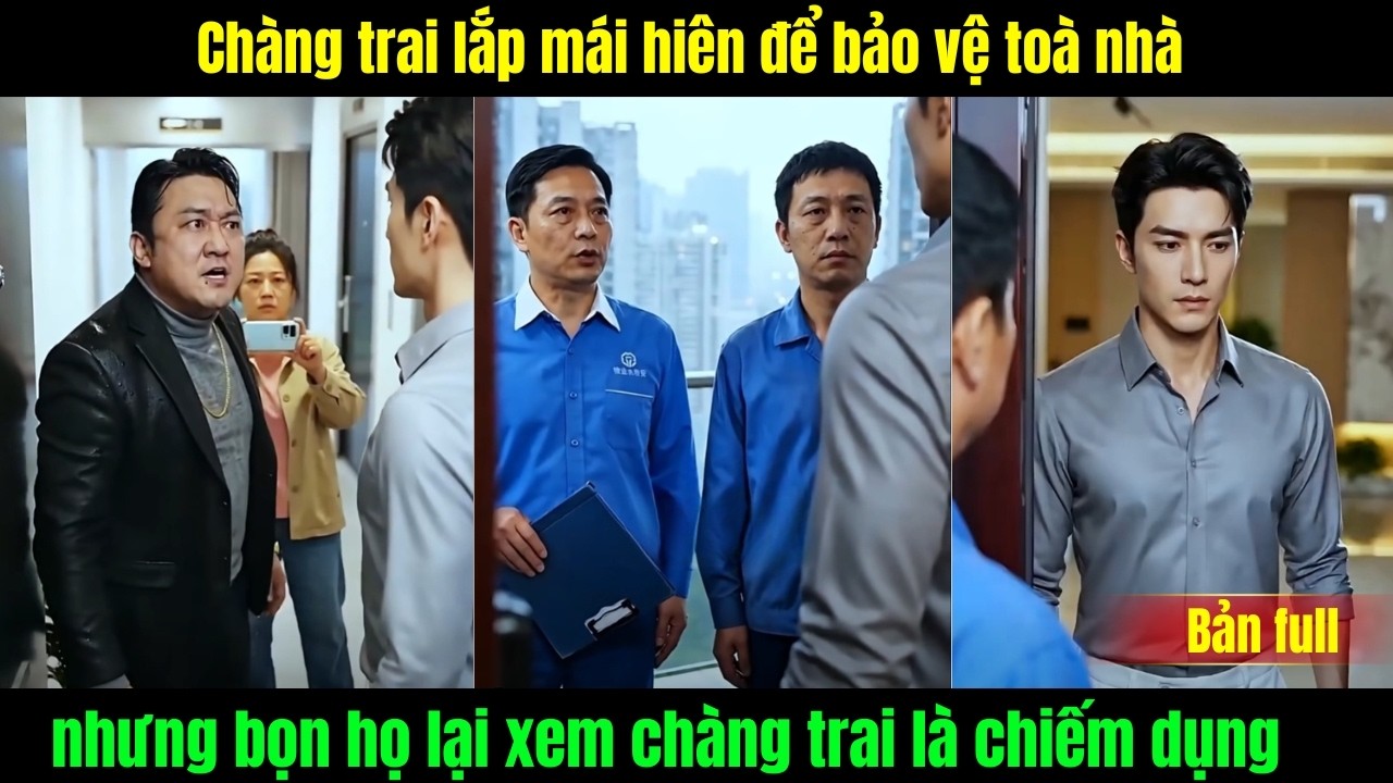 Ch&agrave;ng trai lắp m&aacute;i hi&ecirc;n để bảo vệ to&agrave; nh&agrave; nhưng bọn họ lại xem ch&agrave;ng trai l&agrave; chiếm dụng