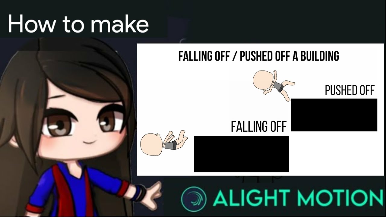 Туториал по анимации отталкивания / падения в Alight Motion || Gacha Stu-Club Туториал |
