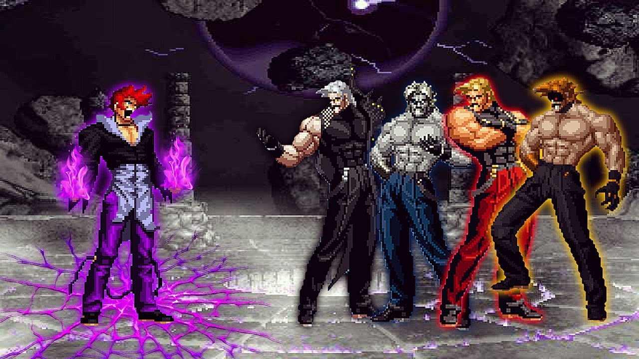 [KOF Mugen] G.S Iori Yagami Vs Super Rugal Team