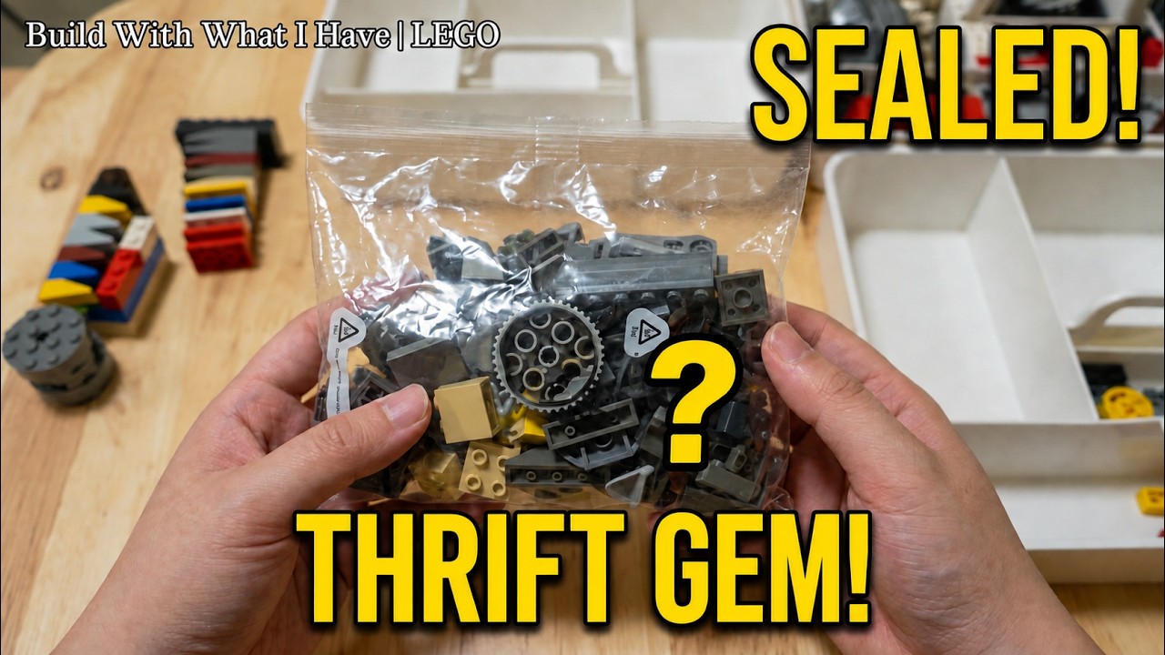 Sealed LEGO Finds at a Thrift Store! Unpacking & Sorting Bricks