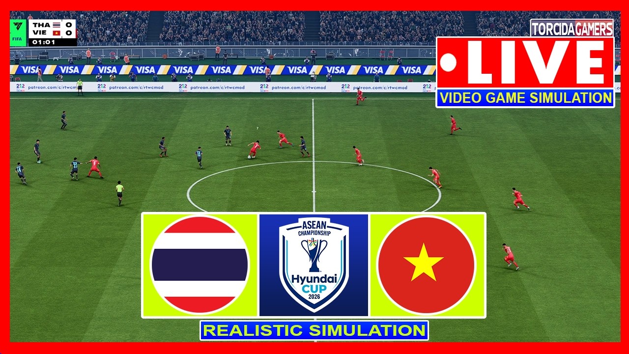 THAILAND VS VIETNAM | FINAL ASEAN CHAMPIONSHIP 2026 | VIDEO GAME SIMULATION