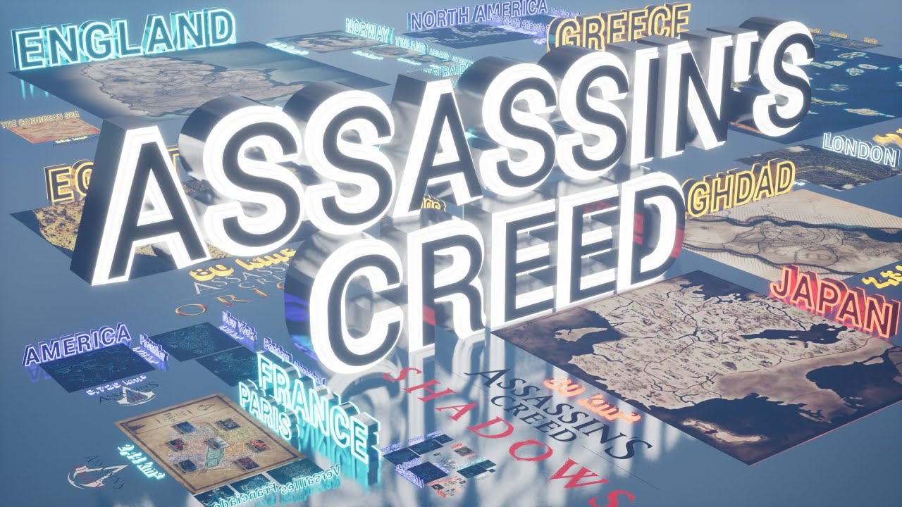 Assassin's Creed Games Maps Size Comparison